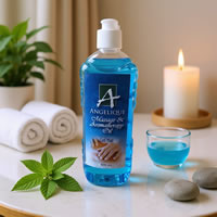 Angelique Massage & Aromatherapy Oil – Cool Mint – 500ML